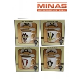 TAZA PARA PAP CUCHARA Y PLATO 4 MODELOS