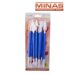 SET DE ESTECAS PARA FONDANT X 8 PCS.