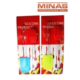 SET DE PINCEL Y ESPATULA DE SILICONA.