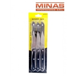 SET X 6 CUCHILLOS PARA FRUTAS.