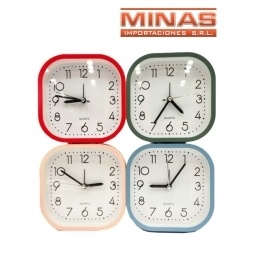 RELOJ DESPERTADOR VARIOS COLORES