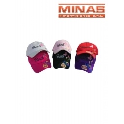 GORRO DE VISERA PARA NIA 6 COLORES