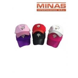 GORRO DE VISERA PARA NIA 6 COLORES