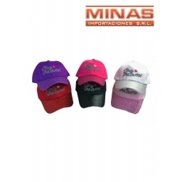 GORRO DE VISERA PARA NIA 6 COLORES