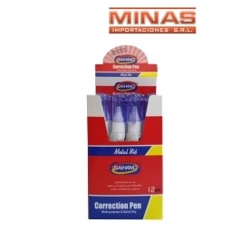 CORRECTOR EN CAJA 12PCS $ 32 CU