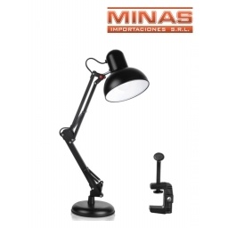 LAMPARA DE METAL EN CAJA 2 COLORES BLANCA Y NEGRA