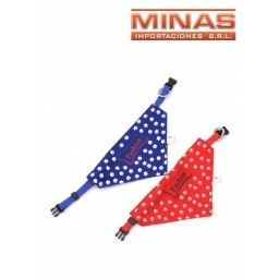 COLLAR CON BANDANA PARA PERRO TALLE L