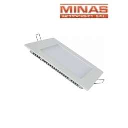 PLAFON 6W CUADRADO LUZ FRA LED 119MM