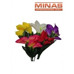 FLOR ARTIFICIAL 7 RAMAS 50 CM X 2 PCS CALA