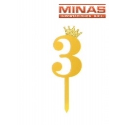 NUMERO PARA TORTA UNICO COLOR