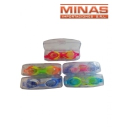 LENTES PARA NATACION EXCELENTE CALIDAD, CON ESTUCHE.
