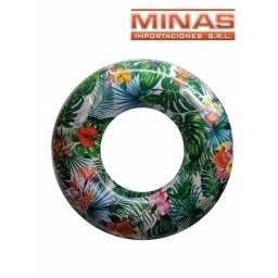 INFLABLE CON HOJAS 90 CM Y AGARRADERAS