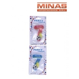 VELAS EN FORMA DE NMEROS SIETE