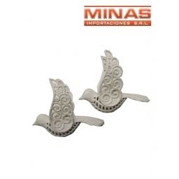 ADORNO DE NAVIDAD PALOMA BLANCA X 12 CM X 2 PCS.