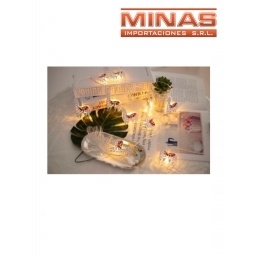 GUIRNALDA DE 10 LUCES LED, LLAMAS.