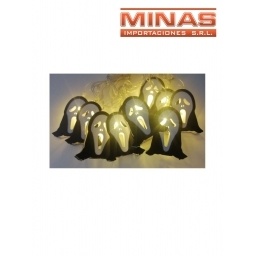 GUIRNALDA DE 10 LUCES LED, SCREAM.