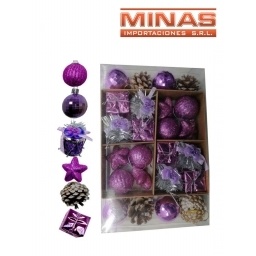 ADORNO PARA NAVIDAD 24 PCS $10 CU