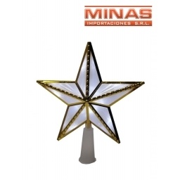 PUNTERO ESTRELLA X 18 CM , BLANCA FIJA.