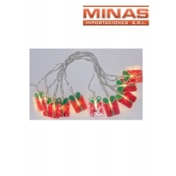 LUCES DECORATIVAS PAQUETES DE REGALOS  X 10 PCS.