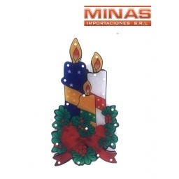LUMINOSO LED VELAS X 45 CM,DOBLE. 220V