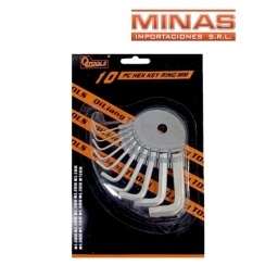 SET DE 10 LLAVES ALLEN.