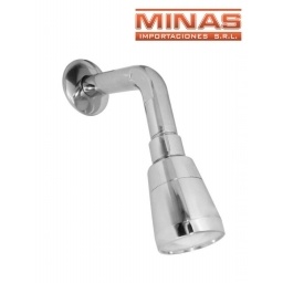 BRAZO DE DUCHA CON ROSETA, DE METAL.