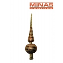 PUNTERO DORADO CON ROJO X 30 CM.