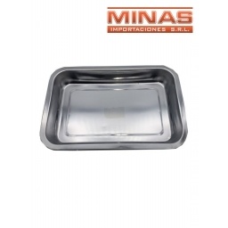 ASADERA ONDA, AC. INOX, 32 CM X 23 CM.