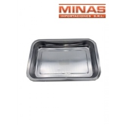 ASADERA ONDA, AC. INOX, 36 CM X 28 CM.