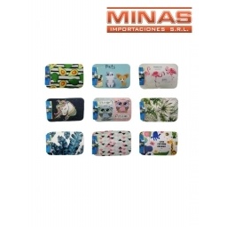 ALFOMBRA PARA BAO VARIOS DISEOS 40 X 60 CM