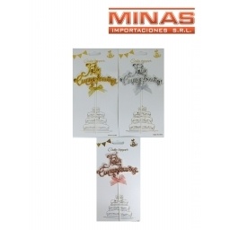 CAKE TOPPER FELIZ CUMPLEAOS3 TONOS.