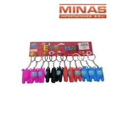 LLAVEROS 5 CM 4 COLORES $30 12 PCS