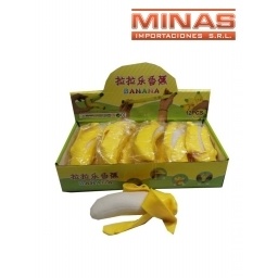 SLIME EN FORMA DE BANANA X 12 PCS $75 CU