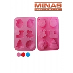MOLDE DE SILICONA NAVIDAD 27 X 17 CM