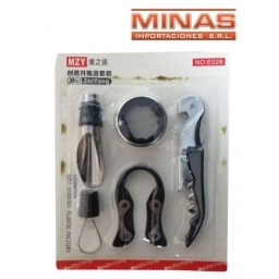 ACCESORIOS PARA EL VINO X 5 PCS.