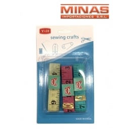 CINTA METRICA 3 PCS 1.5M EN BLISTER