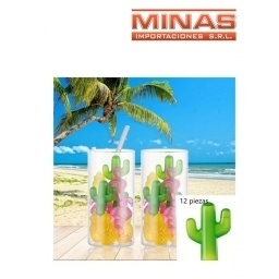CUBITOS DE HIELO X 12 PCS,CACTUS.