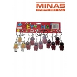 LLAVERO JUEGO DEL CALAMAR $35 CU 12 PCS