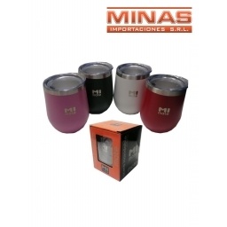 MATE DE ACERO INOXIDABLE EXCELENTE CALIDAD 5 COLORES