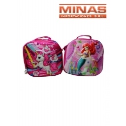 LANCHERA TERMICA PARA NENA 2 DISEOS 27X28CM