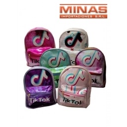 MOCHILA PARA  ADOLESCENTE 6 COLORES 27X23CM.