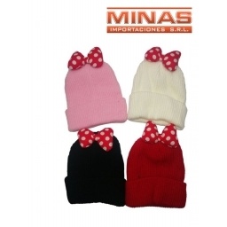 GORRO DE NIA 4 COLORES