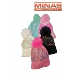 GORRO PARA NIA 4 COLORES