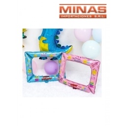 GLOBO EN FORMA DE MARCO PARA SACAR FOTOS 18