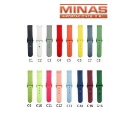 PULSERA PARA RELOJ VARIOS COLORES