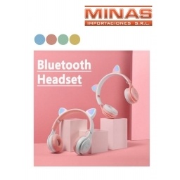AURICULAR / VINCHA CON LUCES,BLUETOOTH.
