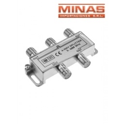 DERIVADOR TV CABLE DE 4 SALIDAS
