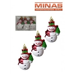 ADORNO DE NAVIDAD 3 PCS