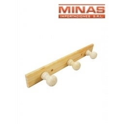 PERCHERO DE 46.5 CM, 4 GANCHOS X 6 UND, $159,90 CU.