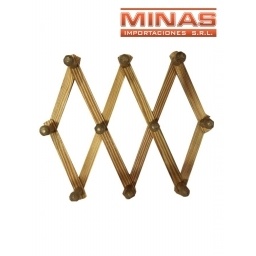 PERCHERO DE10 GANCHOS, PLEGABLE.